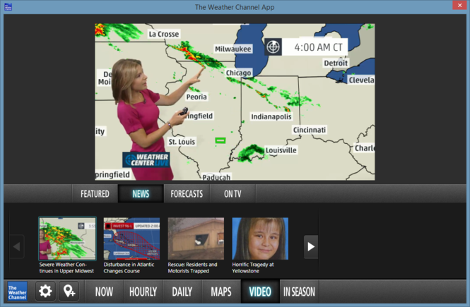 The weather channel download for windows 7
